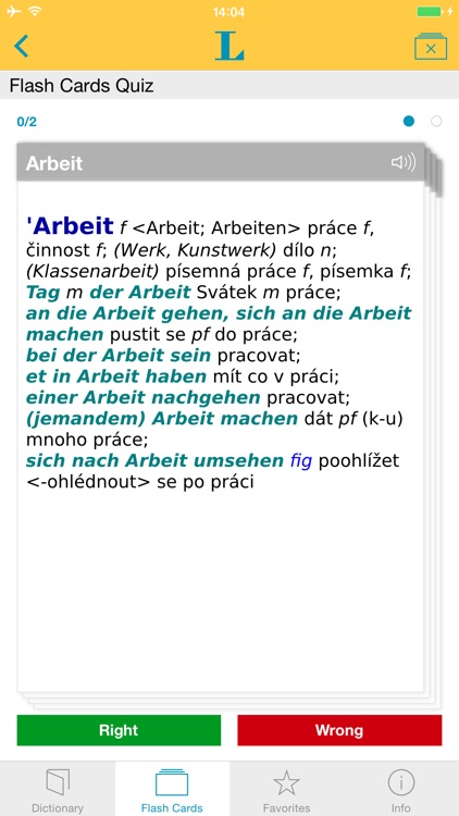 German Czech Dictionary