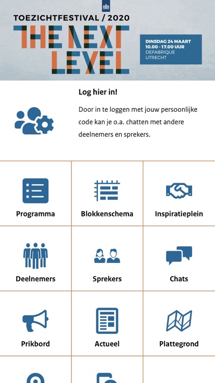 Toezichtfestival congres app