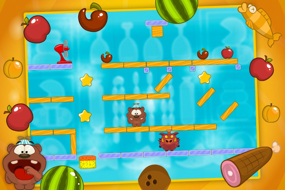 Hungry Little Bear Lite screenshot 2