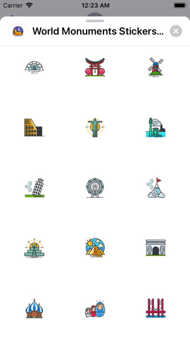 World Monuments Stickers Pack screenshot 3
