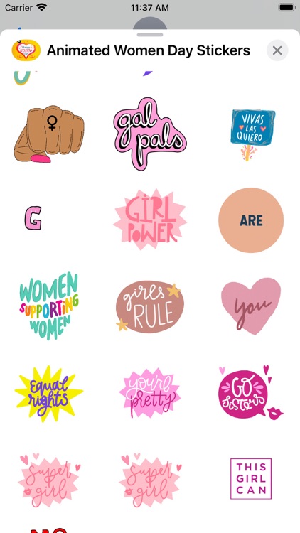 Animated Women Day Stickers screenshot-4
