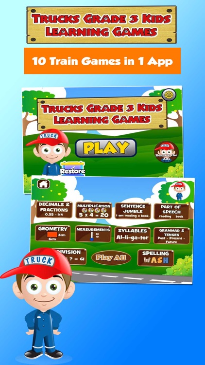 Trucks Third Grade Games