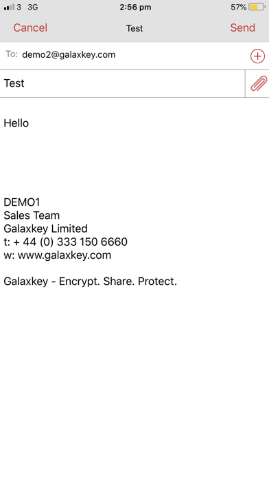 How to cancel & delete Galaxkey from iphone & ipad 3