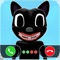 Scary Cartoon Cat game prank call, Today you can prank your friends and joke with them, Connect to Cartoon Cat video call fake Call by clicking on the fake chat button and have fun with your friends