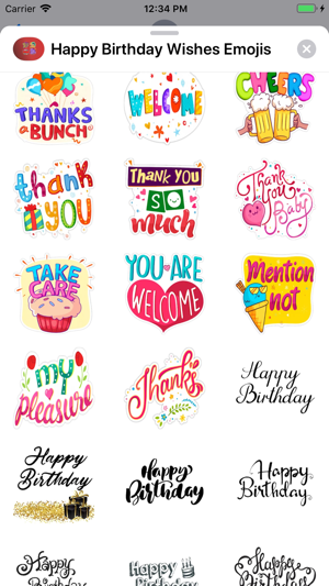 Happy Birthday Wishes Emojis(圖6)-速報App