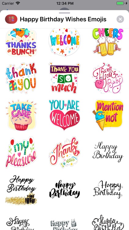 Happy Birthday Wishes Emojis screenshot-5