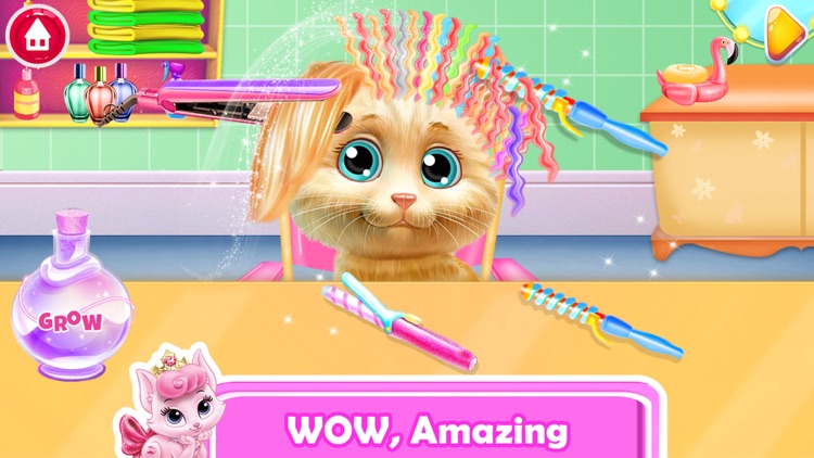 Kitty Hair Salon Makeover screenshot-0