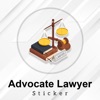 Advocate Lawyer Stickers