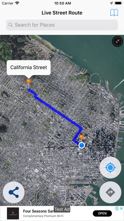 Live Street Route Map
