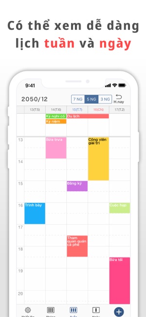 Simple Calendar Lịch hàng ngày
