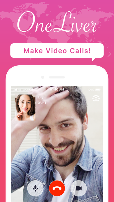 How to cancel & delete OneLiver - Live Video Chat App from iphone & ipad 1