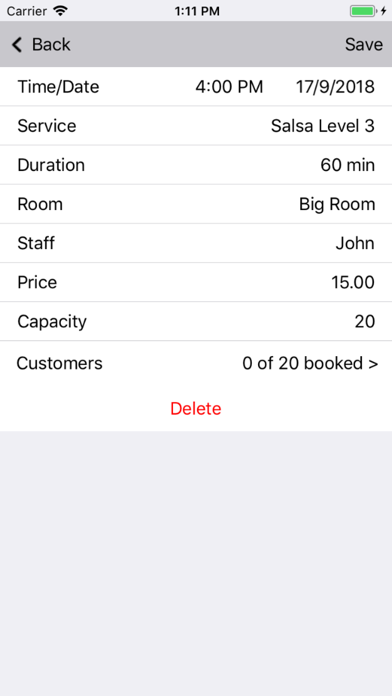How to cancel & delete TimeSchedule from iphone & ipad 4