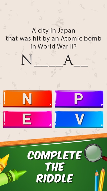 Guess Word General Knowledge