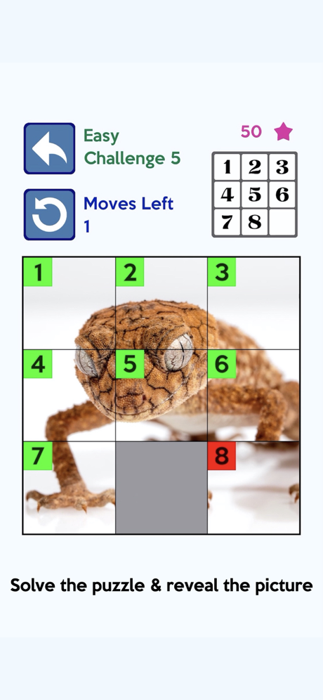 Cheats for Sort It Sliding Picture Puzzle