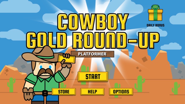 Cowboy Gold RoundUp Platformer