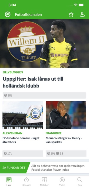 Fotbollskanalen(圖1)-速報App