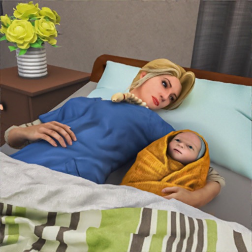 Virtual Pregnant Mom Family 3D iOS App