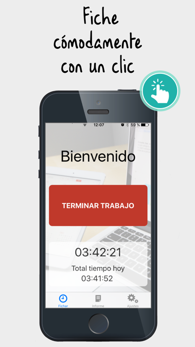 How to cancel & delete Reloj Laboral, control horario from iphone & ipad 1