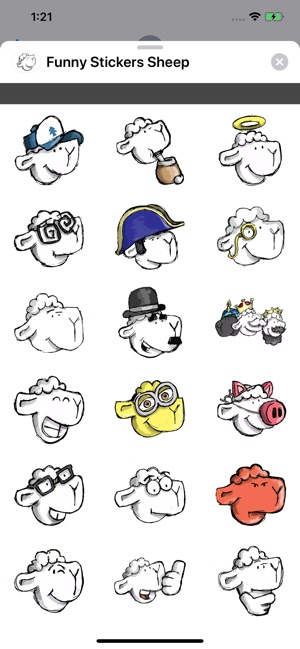 Funny Stickers Sheep(圖2)-速報App