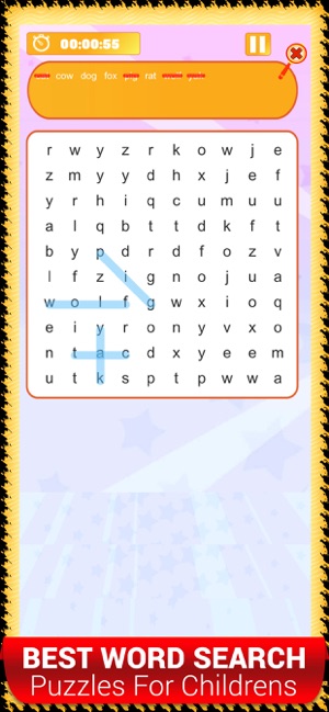 Word Search Puzzles Kids Games