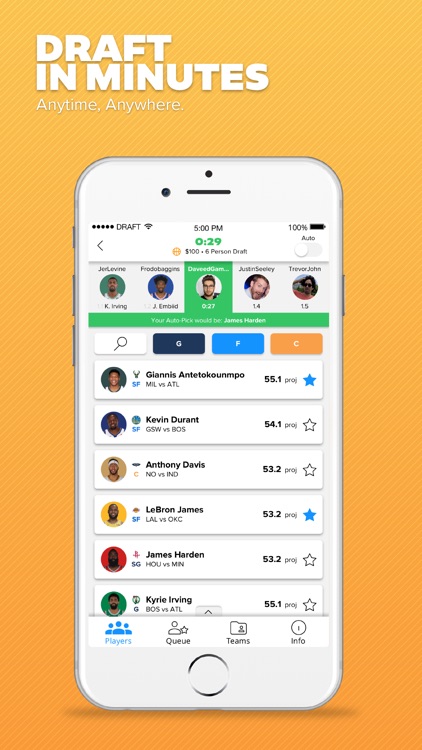 DRAFT: Daily Fantasy Sports
