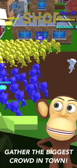 Game screenshot Crowd Monkey Run mod apk