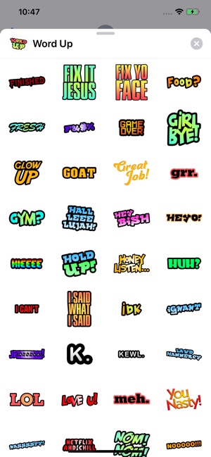 Word Up - Stickers(圖4)-速報App