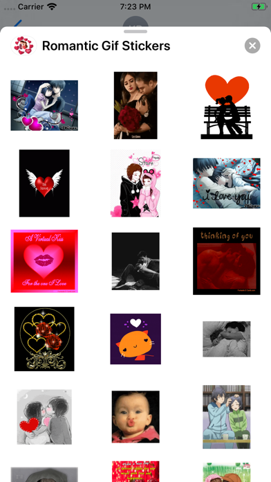 Romantic Gif Stickers screenshot 4
