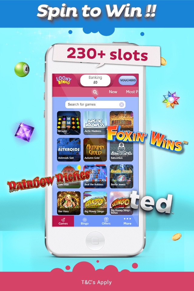 Loony Bingo - UK Bingo & Slots screenshot 3