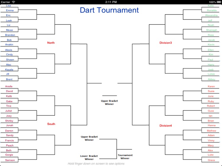 Create Your Own Tournament Brackets