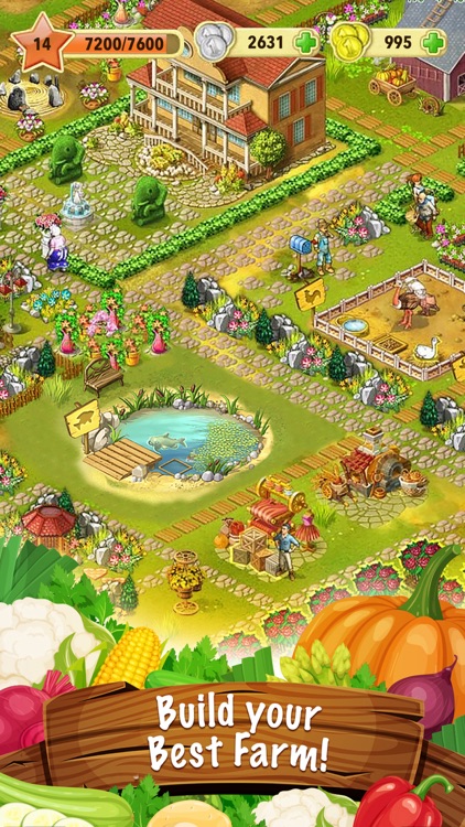 Jane's Farm: farming town