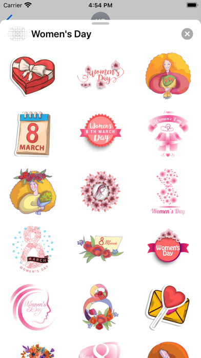 Happy Women's Day Sticker Emo screenshot 2