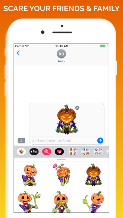 Pumpkin Head Emojis screenshot 3
