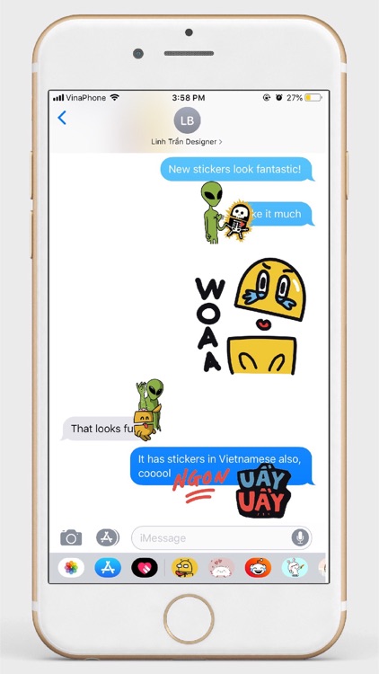 Bu Stickers pack for Imessage