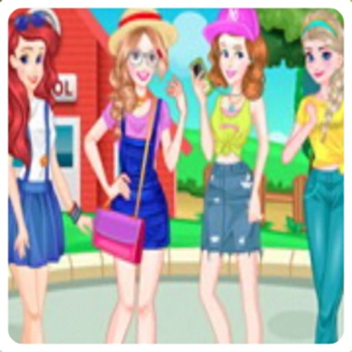 Princess College StyleDress up icon