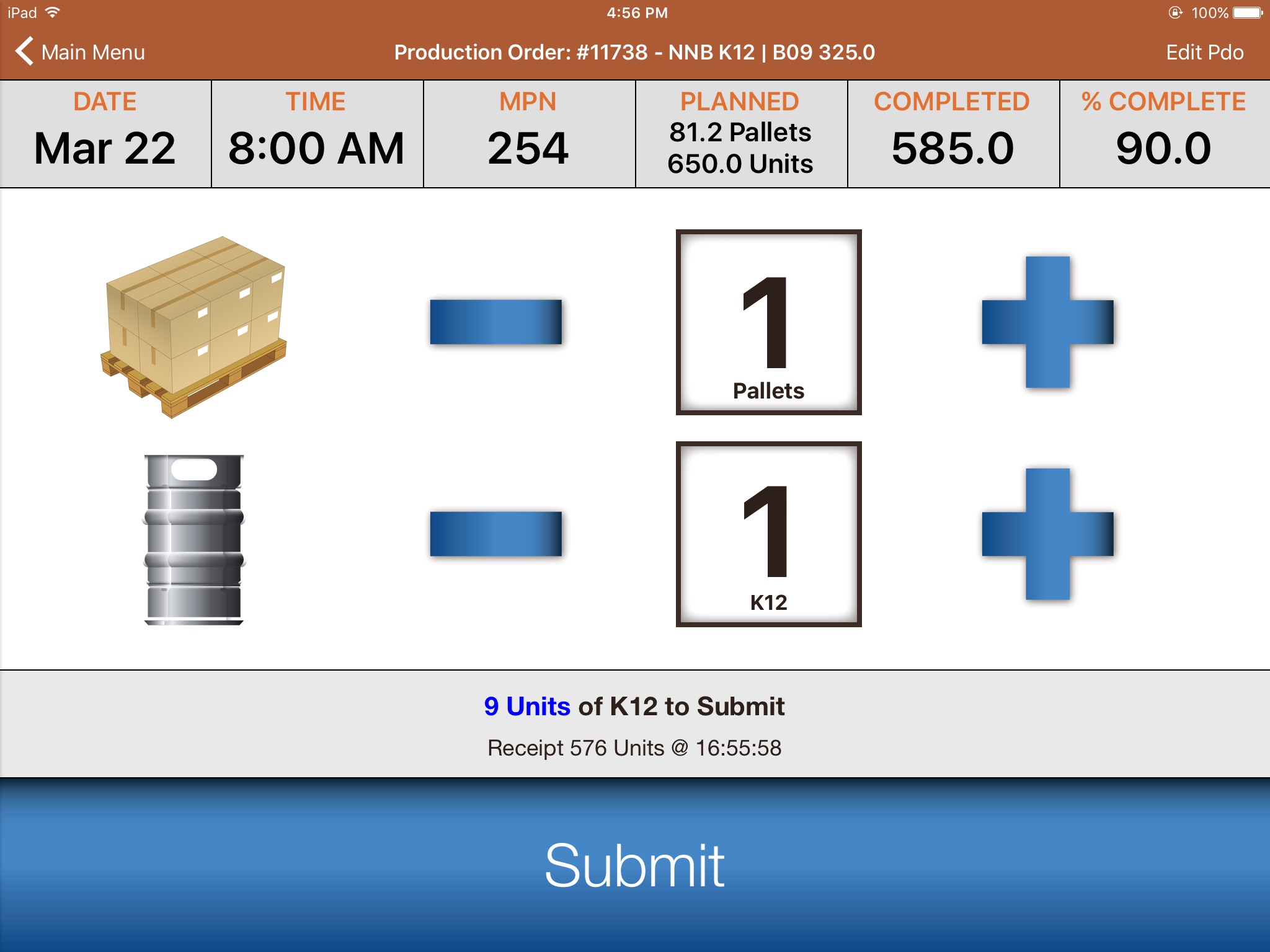 OBeer Production App screenshot 3