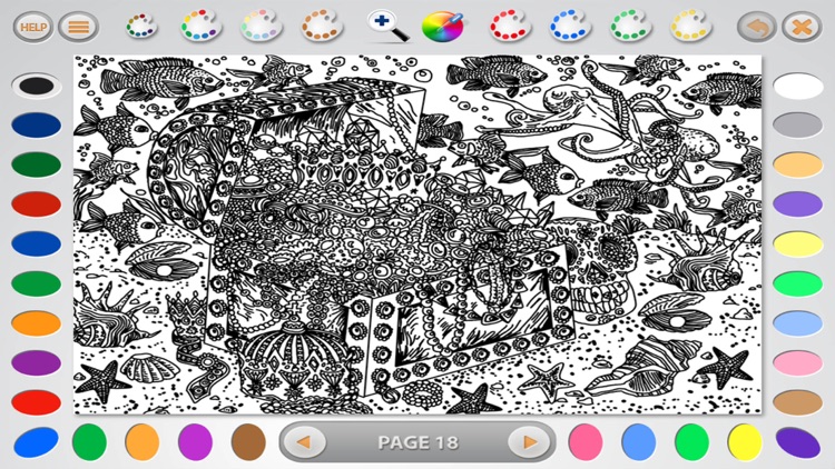 Intricate Coloring 3 Lite screenshot-9