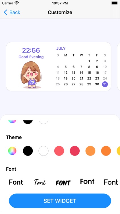 Calendar Widget: Color Widgets screenshot-4