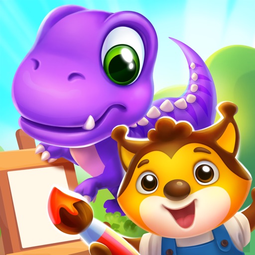 Kids coloring games for 3-5