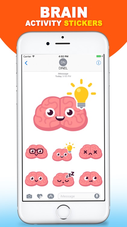 Brainy Brain Activity Stickers