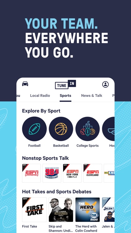 TuneIn Radio: Music & Sports screenshot-6