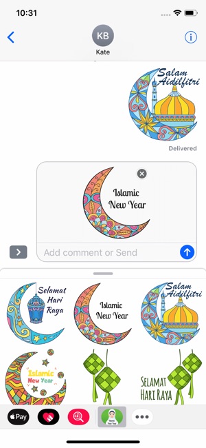 Islamic Hari Raya Stickers(圖1)-速報App