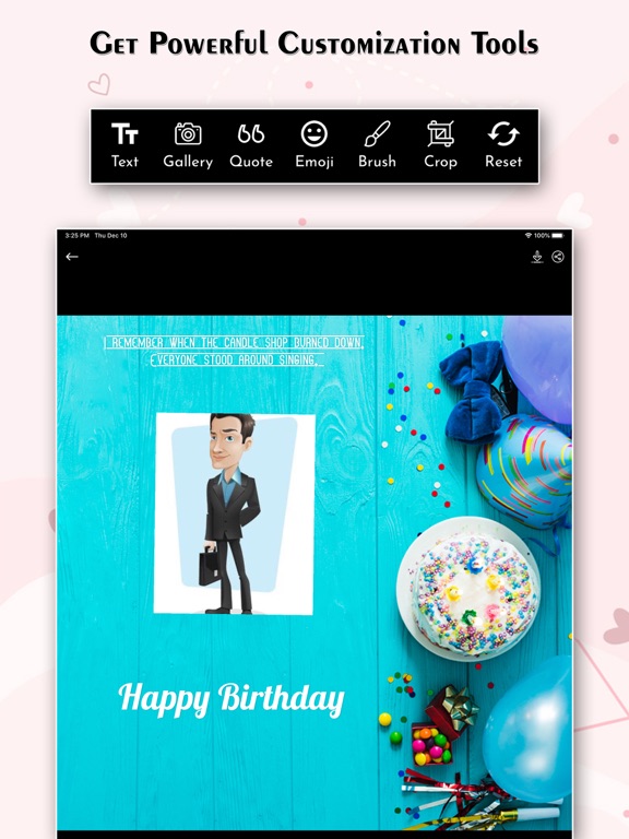 Create Greeting & Wishes Image screenshot 3