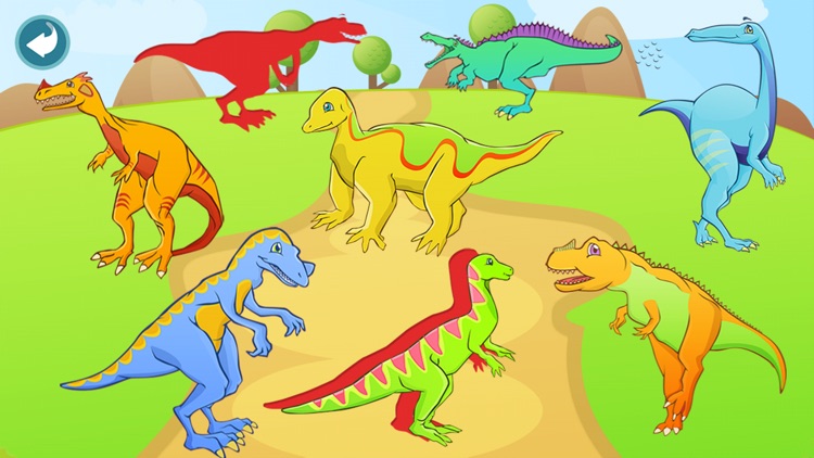 Dinosaur Shape Puzzle Lite screenshot-3