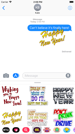 New Year's Fun Stickers(圖2)-速報App