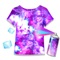 Ice tie-dye is a new fashion tie dye pattern now