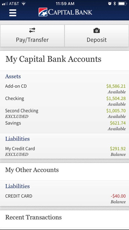 Capital Bank US Mobile Banking