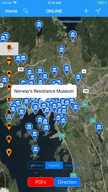 Oslo, Norway – City Travel Map