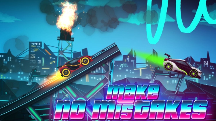 Neon Rider Drives Sports Car screenshot-5