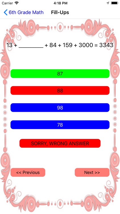 6th Grade Math for Kids screenshot-3